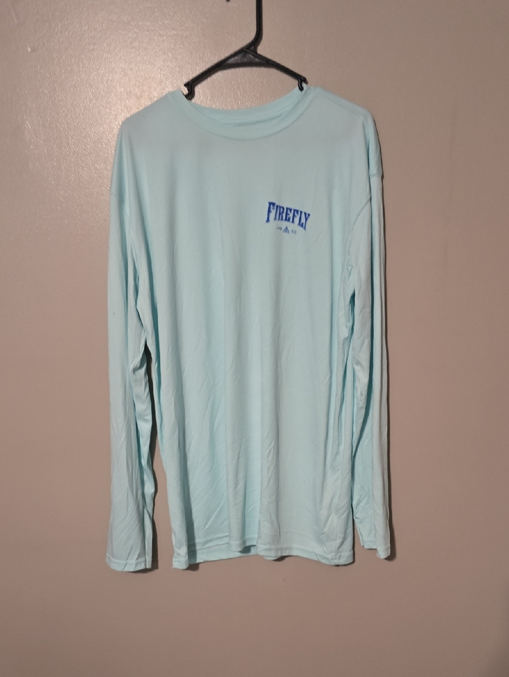Vapor Apparel Solar Long Sleeve Shirt‎ Blue Green Mens Size 2XL